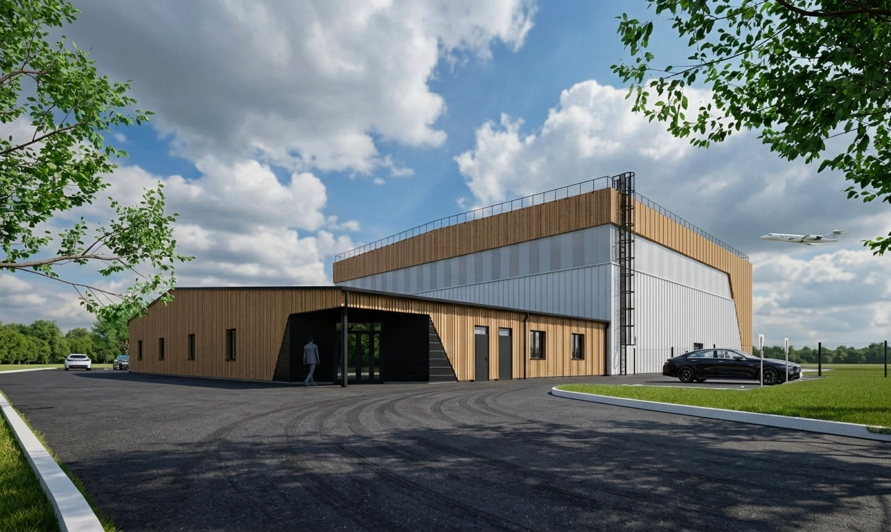 Hangars de maintenance aéronautique & Prolongement du Taxi Way
