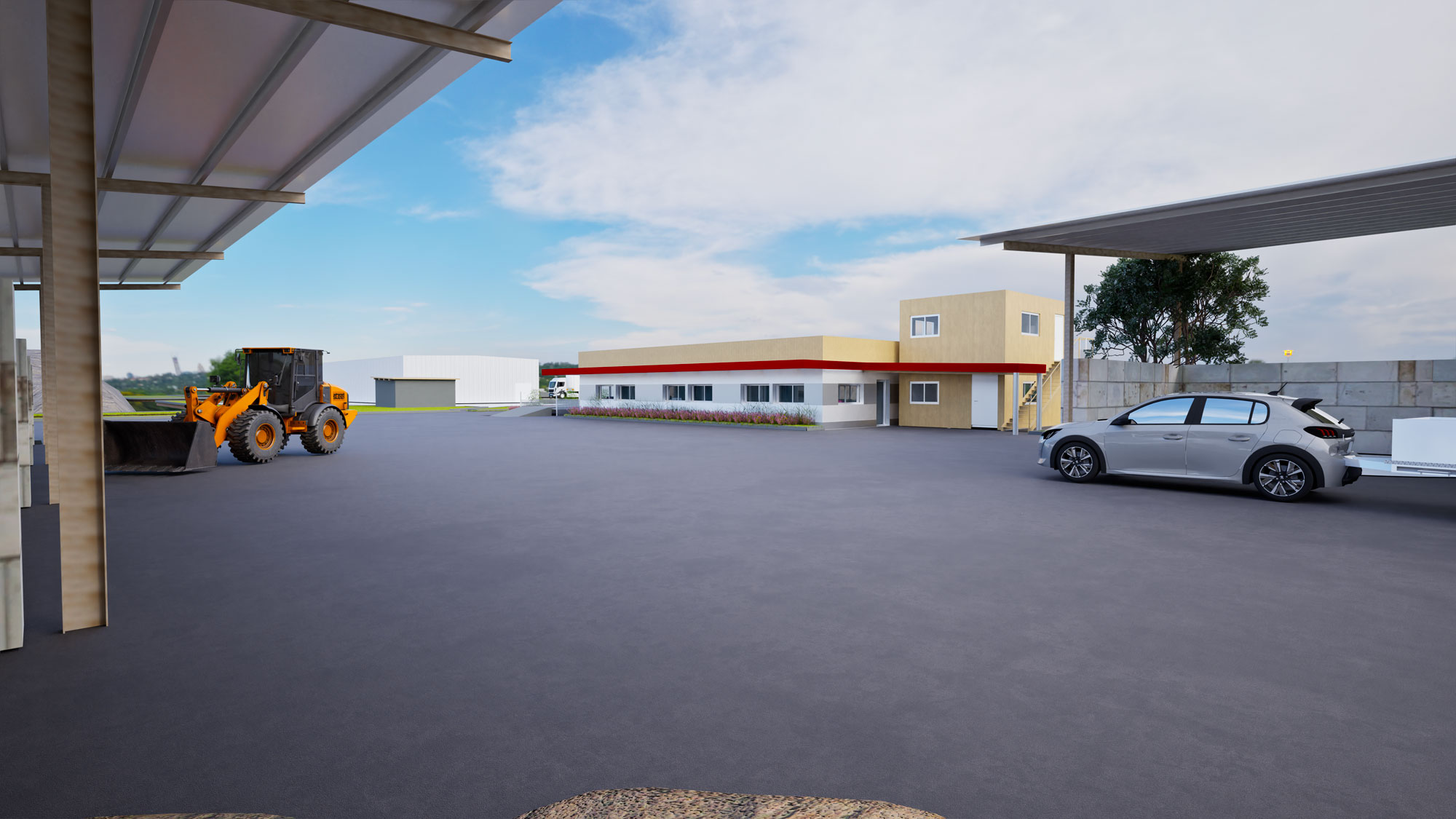 Siège social et d'une zone d'enlèvement de biodéchets - APAG